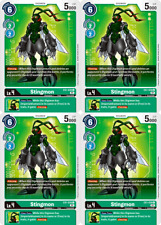 Digimon Card Game EX1-038 4x Stingmon Common Playset picture