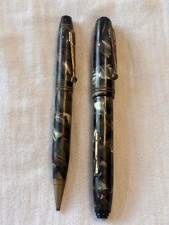 Vintage Parker Parkette Pencil & Fountain Pen Set, Parkette Nib Unrestored-As Is picture