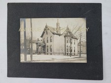 c1905 antique VICTORIAN HOUSE PHOTO erie pa 10th & CHESTNUT STREET picture
