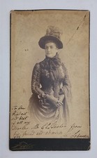 1886 antique PHOTO signed LILLI LEHMANN OPERA SOPRANO ny EDMUND C STANTON  picture