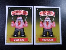 Rob Zombie 31 Doom-Head Horrorible Kids 2 Card Set Garbage Pail Kids Spoof picture
