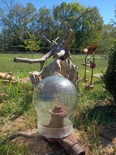 Vintage Crouse Hinds VDB5 Explosion Proof Clear Glass Industrial Light Globe picture