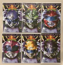 BOOM Mighty Morphin Power Rangers Shattered Grid #25 all 6 colors  picture