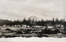 c1910 Dungeness WA Washington Town View RPPC Photo Postcard COPY picture