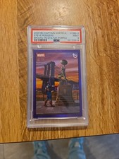 2026 BC Captain America Steve Roger's Brooklyn Statue-Purple 07/15 PSA 9 picture