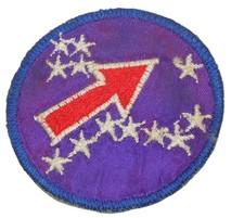 Original WWII US Army Forces Pacific THEATER MADE Silk Patch Insignia A34 picture