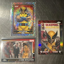 2025 Topps Marvel Deadpool Chrome Non-Sport Trading Card Lot of 3 (#13) picture