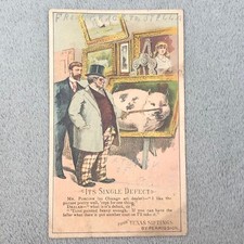 Vintage Arbuckles Ariosa Coffee Trade Card #56 – TX Siftings Humor Ad  picture