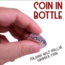 Folding Coin in Bottle Magic Trick - Half Dollar Coin Illusion - Easy to Perform picture