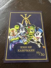 Kickstradomis Mousterpiece Kris Kampman 10/30 Autographed Trading Card picture