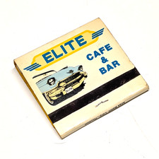 Waco Elite Cafe & Bar Matchbook I SURVIVED THE CIRCLE Vintage Matches picture