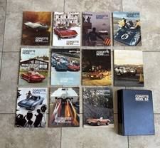 Vintage Corvette News Magazine Lot of 11 With Binder From 1968-1970 picture