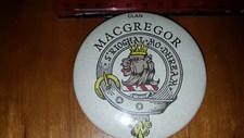 MacGREGOR CLAN CREST LARGE EMBLEM PIN SCOTTISH SCOTLAND LOOK picture