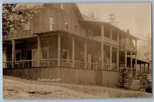 1925 Twitchell Lake Inn Big Moose New York NY RPPC Photo Vintage Postcard picture