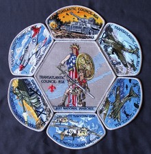 BSA TAC & Black Eagle Lodge 2017 JAMBOREE 7 PATCH SET picture