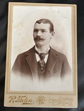 Philadelphia Mint 1890s MLB Brooklyn Utility George Shoch Baseball Cabinet Card picture