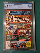 Avengers Annual #10 CBCS 9.8 NM/MT Wp 1st Rogue appr Not CGC picture