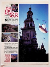 1989 Malcolm Forbes Spain Motorcycle Tour Magazine Article Ephemera picture