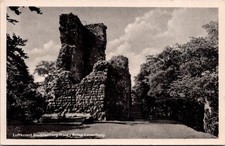 Ruine Lauenburg Castle Ruins Stecklenberg Harz Germany Stamp Vintage Postcard picture