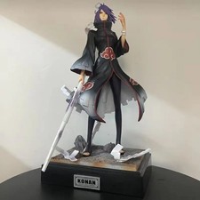 34cm Naruto Sasuke Konan GK PVC Anime Figure Statue Collectible Model Toy Gift picture