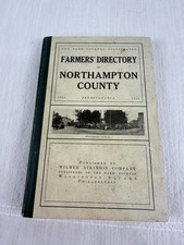1914 Northampton County PA Farmers Directory Farm Journal Map Easton Bethlehem picture