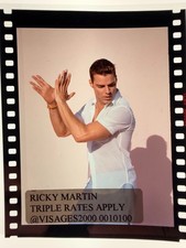 RICKY MARTIN  -  Rare Original Press Photo Transparency by HERB RITTS picture