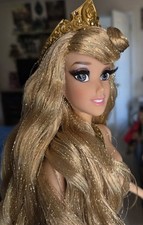 Disney Sleeping Beauty  Aurora Limited Edition LE 17 inch NUDE Doll Blue picture