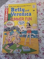 Archie Giant Series #155 August 1968 Betty and Veronica. Some Torn Pages picture