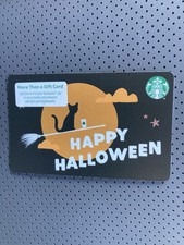 STARBUCKS 2026 HAPPY HALLOWEEN COLLECTORS GIFT CARD BRAND NEW VERY HARD TO FIND picture