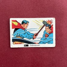 Superman 1968 Dutch Gum Number in Black Box Set #24 Non-Sport Trading Card picture