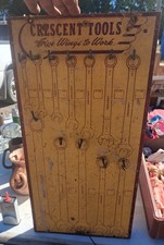 Vintage 1950's  Laminate Ply-Wood Crescent 