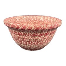 Roseville Spongeware Mixing Bowl 10
