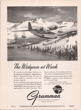 Grumman 1946 Widgeon Amphibian Aircraft Print Ad Vintage Aviation picture