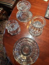 Heisey Glass  INDIVIDUAL Punchbowl Base (4) picture