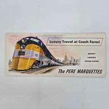 1940s Pere Marquette Railroad Ink Blotter #101 Locomotive Passenger Train picture