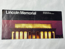 Lincoln Memorial Brochure Washington, D.C. NPS Fold-Out Info Brochure 1997 picture