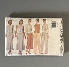 Vtg Y2K 1999 Butterick Todays Wardrobe Pattern 6215 Misses Pants Skirt 14-16-18 picture