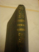 Selections From Old Humphrey s Observations and Addresses - 1851 - RARE Antique picture