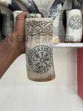 Handmade Viking Drinking Beer Mug Bufflo Horn Norse drinking , Medieval drinking picture