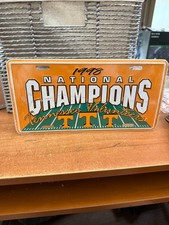 NEW 1998 National Champions License Plate Tennessee Volunteers picture