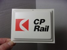 Vintage Small Plastic Railroad Sign CP Rail Advertising picture