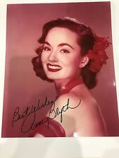 ANN BLYTH Hand Signed 8x10 Autographed Photo With COA  picture