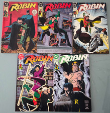 ROBIN #1-5 (1991) DC COMICS 1ST APPEARANCE KING SNAKE BOLLAND COVERS FULL SET picture