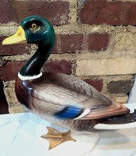 Large 1970s Figurine Goebel Porcelain Duck Rare 12