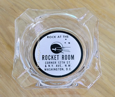 ca. 1960's Rocket Room Club Rock & Roll Music Ashtray Washington DC picture