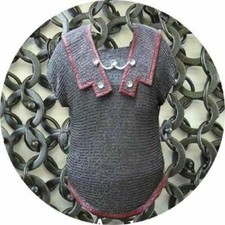 Lorica Hamata 6 mm Riveted Chainmail Armor Shirt LARP & Reenactment Hauberk picture