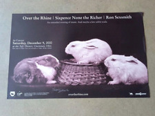 Over the Rhine Sixpence None the Richer Ron Sexsmith SIGNED Tour Poster Rabbits picture