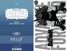 ABSOLUTE BATMAN #25 COMIC ART NICK DRAGOTTA DESIGN FOIL EXCLUSIVE. PRESALE picture