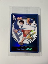 7/2/2026 Los Angeles Dodgers One Piece Night Monkey D Luffy Card  picture