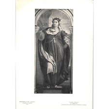 St. Barbara - Palma Vecchio c1905 Art Print D14 picture